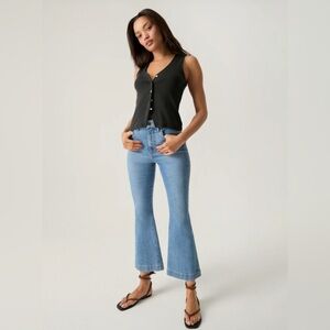 NWOT Veronica Beard Carson High Rise Ankle Flare - Size 27